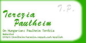 terezia paulheim business card